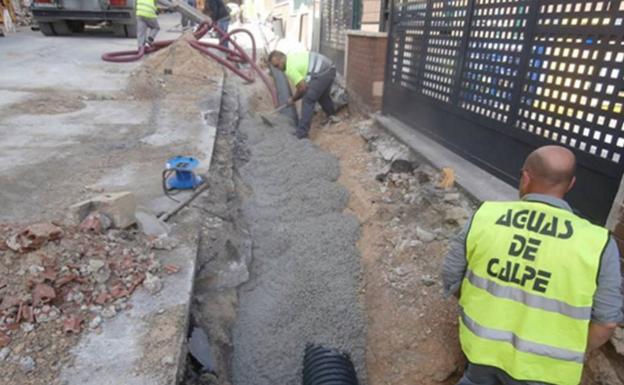 Aguas de Calpe destina más de 127.000 euros para renovar las conducciones de agua potable en la partida Ortembach