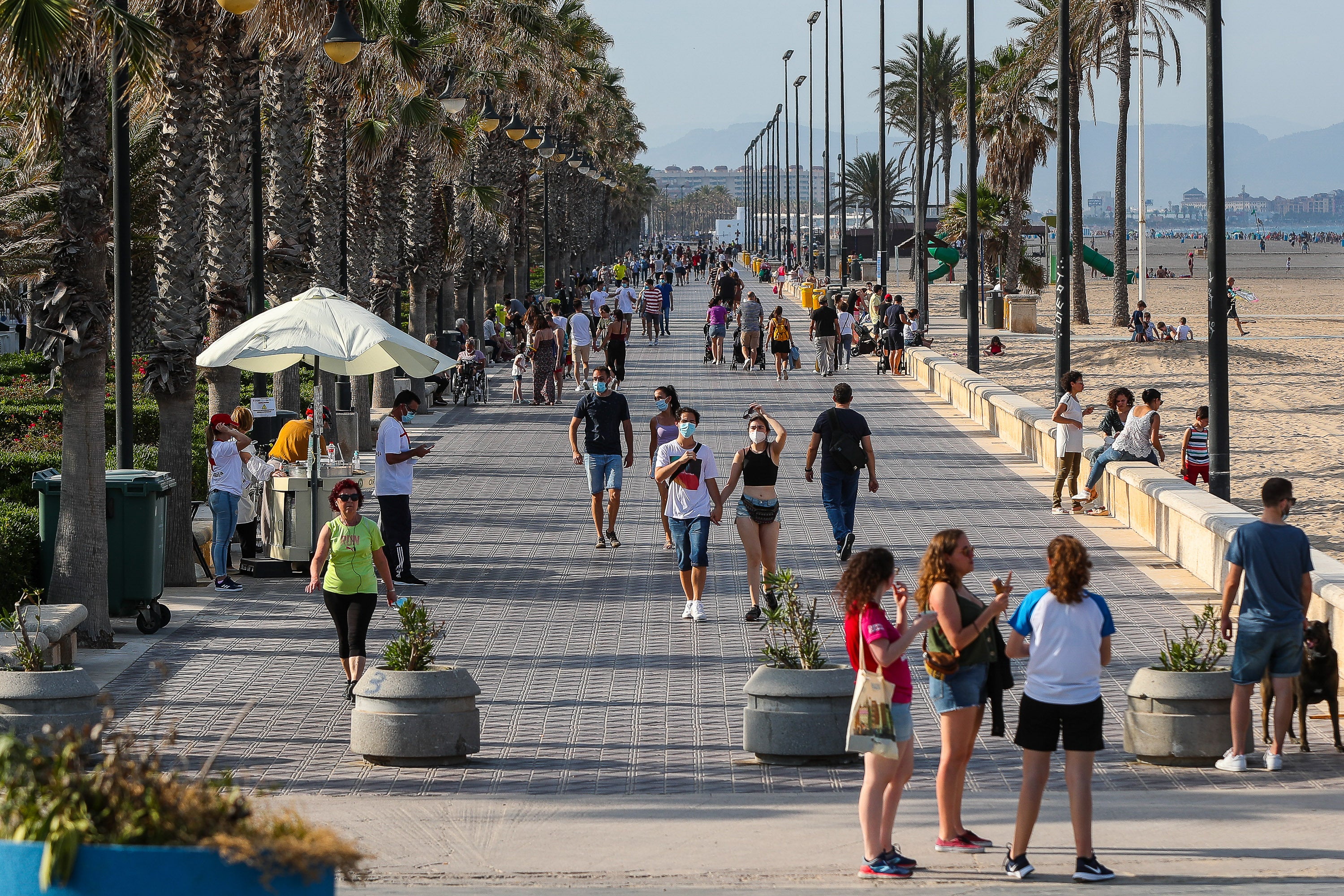 Valencia disfruta de la fase 2