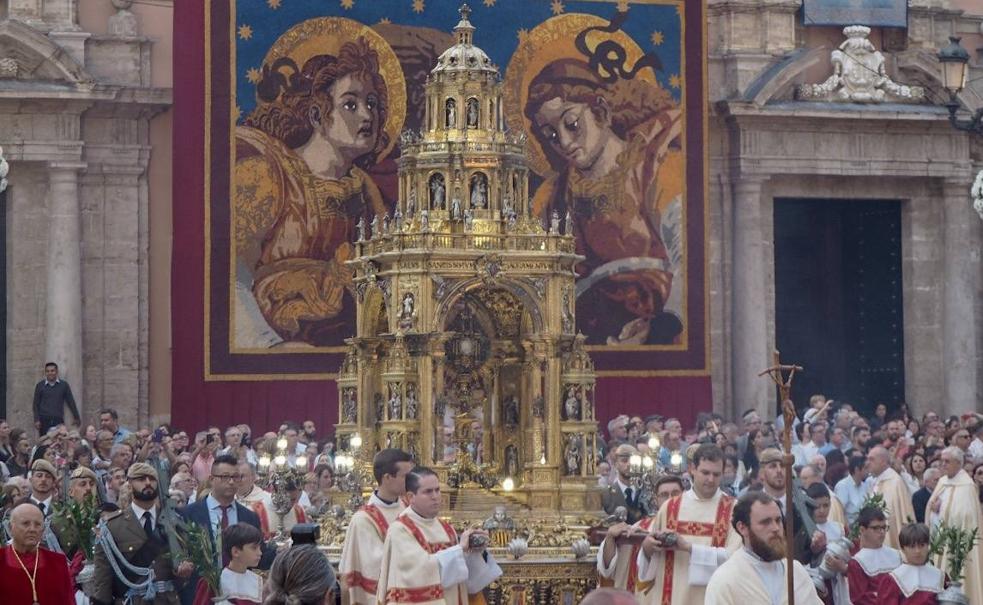 El Corpus de Valencia: 'La Custodia de los pobres' que nació de un encargo colombiano