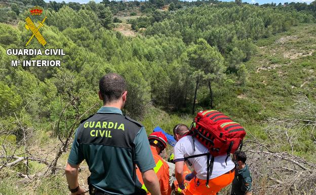 Rescatan a un enfermo de alzhéimer que se despeñó en Catadau