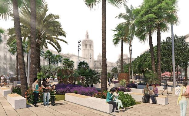 El Ayuntamiento de Valencia adjudica la reforma de la plaza de la Reina