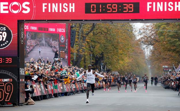 Valencia tienta a Kipchoge: «Sería un buen sitio para batir el récord»