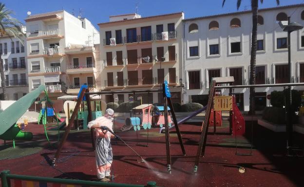 Benissa aplaza la apertura de parques infantiles para reforzar su limpieza