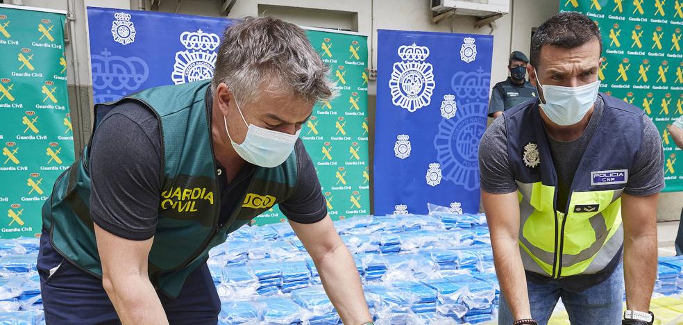 Los narcos aprovechan el estado de alarma para enviar toneladas de cocaína al puerto