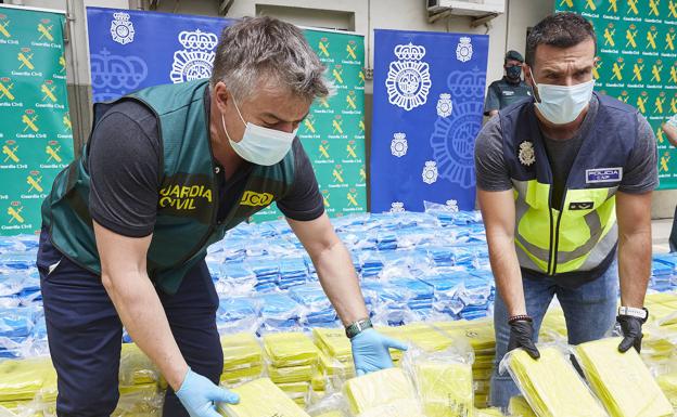 Los narcos aprovechan el estado de alarma para enviar toneladas de cocaína al puerto