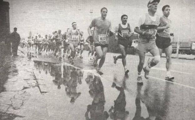 1991: El mayor aguacero del maratón impulsa a Prorokov