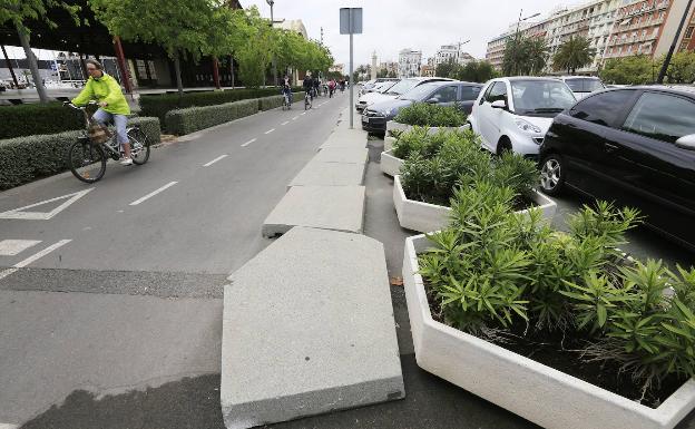 Jardineras y bancos del antiguo circuito de F-1 serán reutilizados en la plaza San Agustín