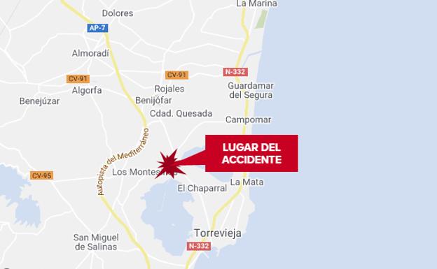 Fallece un hombre de 48 años tras un accidente de camión en Los Montesinos