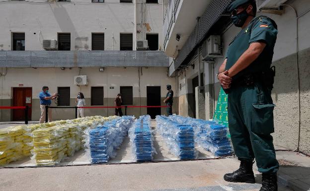 Confiscan media tonelada de cocaína en el puerto de Valencia