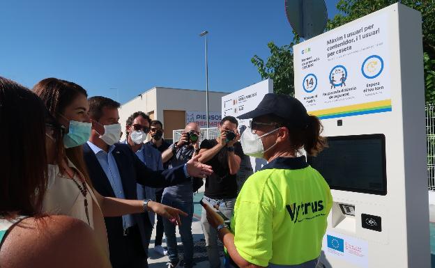 El COR V-5 pone en marcha el primer ecoparque informatizado en Albaida