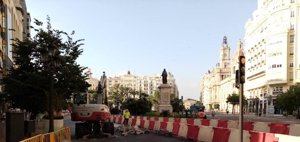 Las obras vuelven a la Plaza