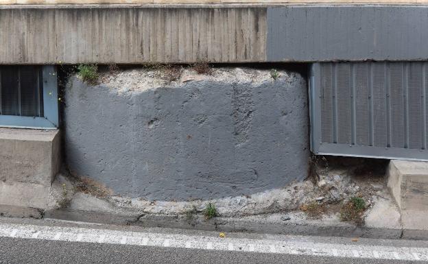 Pintura de brocha para la muralla de Valencia
