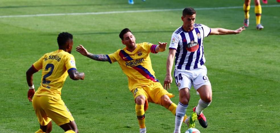 La eficacia de Vidal y Ter Stegen decide en Valladolid