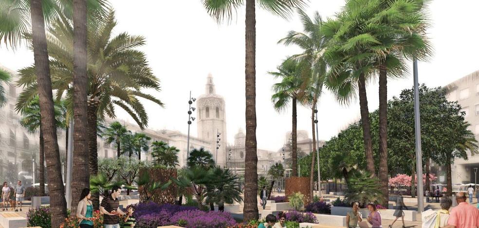 Una empresa recurre y pide paralizar las obras de la plaza de la Reina