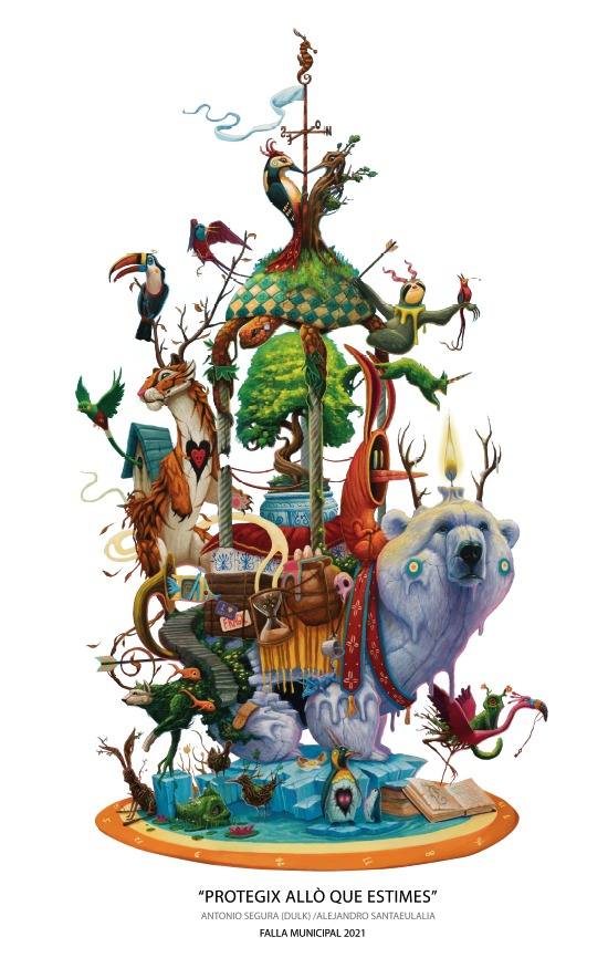 Presentación de los proyectos de las fallas municipales de 2021