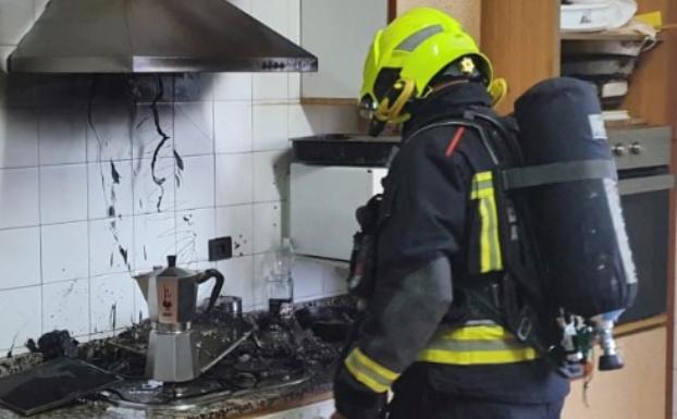 Extinguen un conato de incendio en la cocina del Monasterio de la Santa Faz