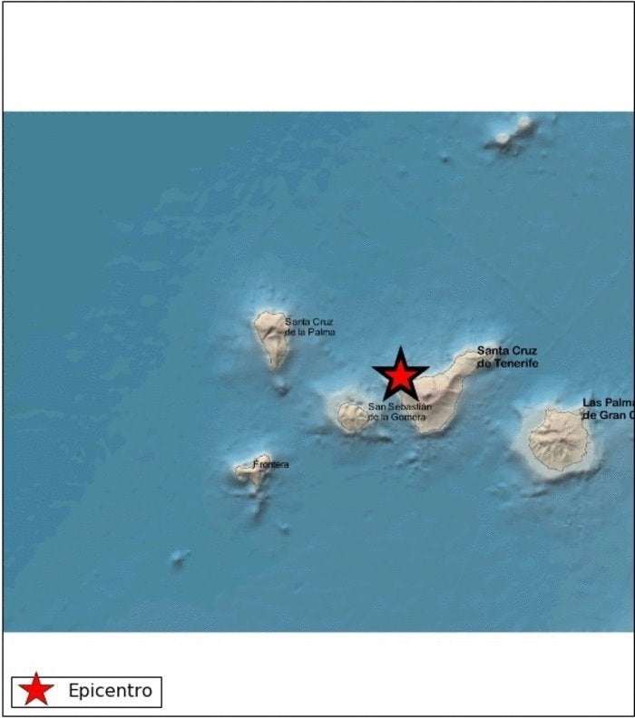 Terremoto de magnitud 4,1 en Buenavista del Norte (Tenerife)