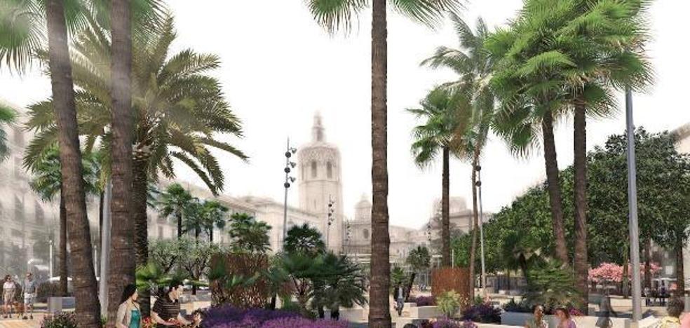 Un recurso retrasa la reforma de la plaza de la Reina