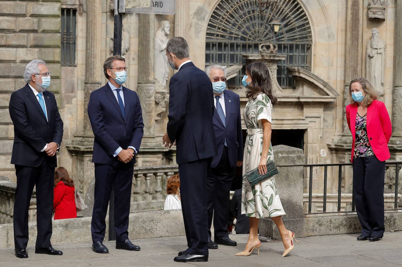 Los Reyes celebran en Santiago la festividad del patrón de España