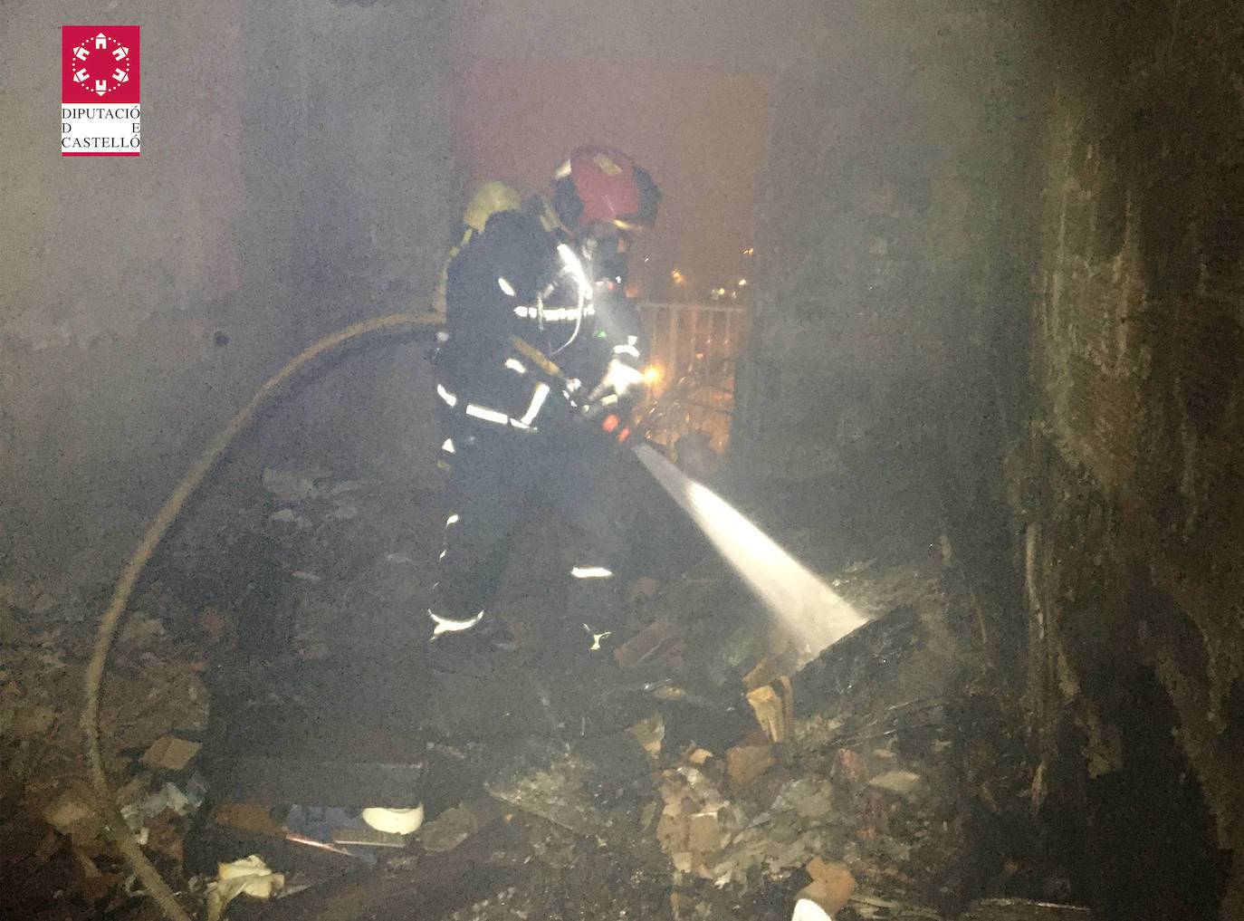 Fallece una mujer en el incendio de una vivienda en Segorbe