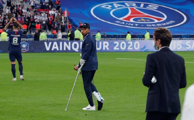 Mbappé, tres semanas de baja y casi descartado para los cuartos de Champions