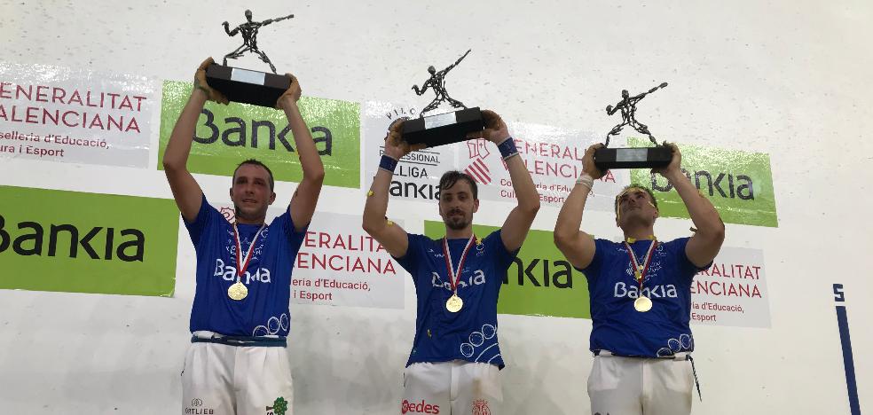 Puchol II, Tomàs II y Guillermo, campeones de la Lliga de escala i corda