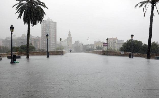 La mitad de Valencia, con riesgo de inundación