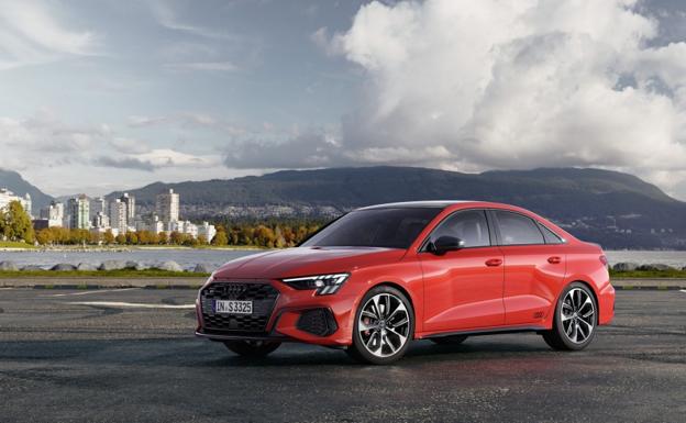 La carrocería Sedán del nuevo Audi S3 se distingue claramente por su maletero separado.