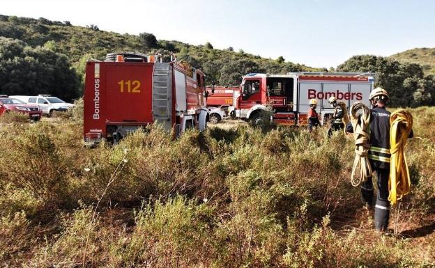 Los bomberos extinguen cuatro incendios en la Marina Alta