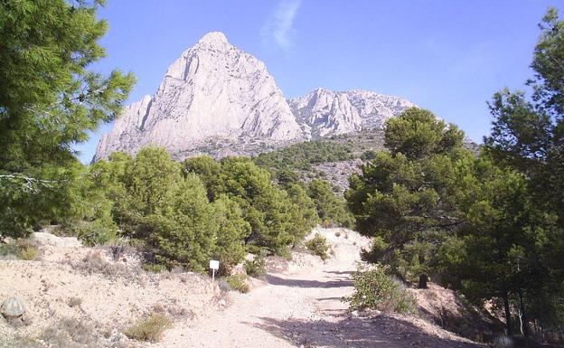 Evacúan en helicóptero a un montañero al romperse la rodilla en el Puig Campana