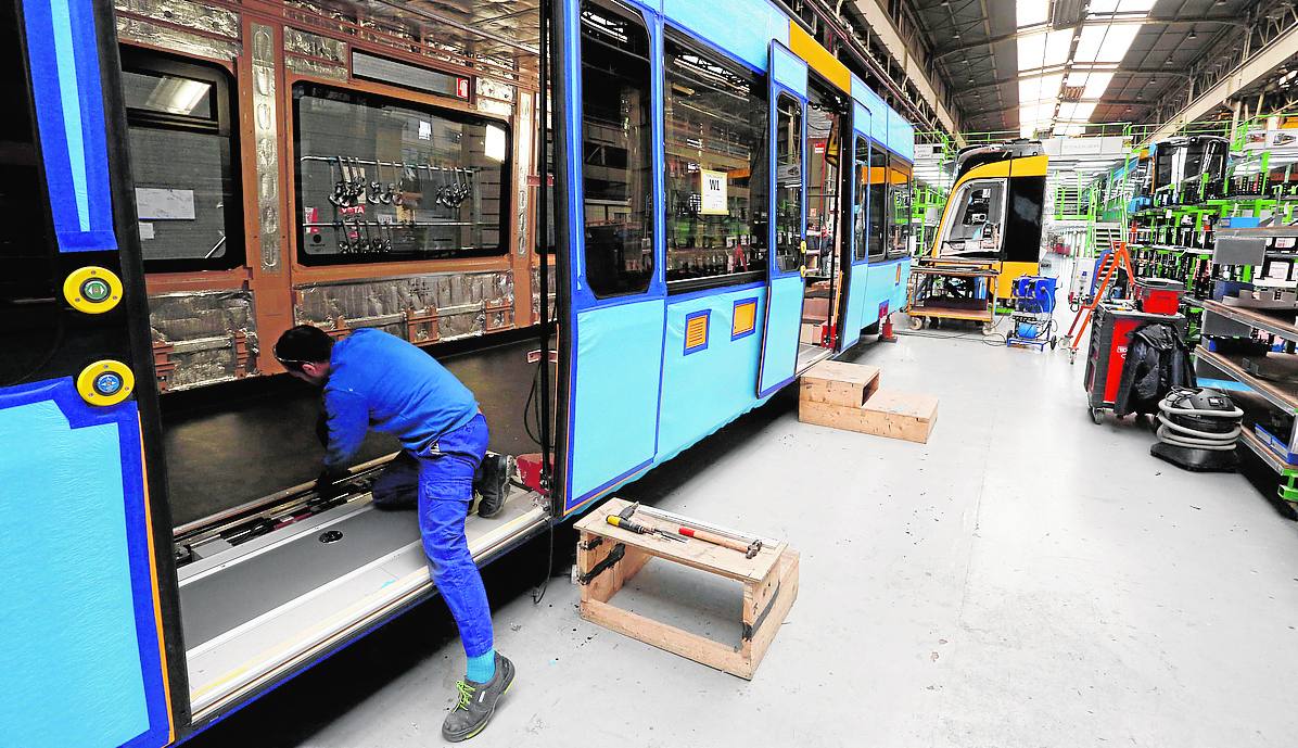 Stadler logra un contrato de 92 millones en Alemania para tranvías