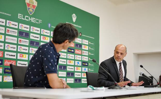 Buitrago confirma que la salida de Pacheta del Elche es una decisión de Bragarnik