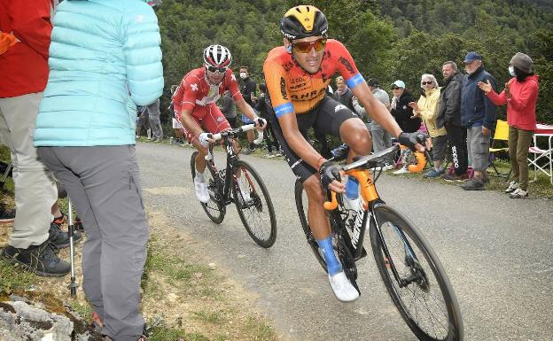 El escudero valenciano de Mikel Landa en el Tour