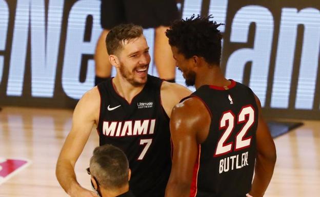 Los Heat neutralizan a Antetokounmpo y comienzan con victoria