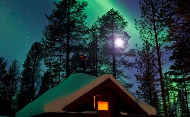 Empieza el espectáculo de auroras boreales en Finlandia