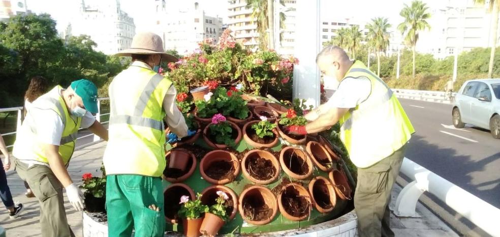 Los depredadores ganan en el puente de las Flores de Valencia