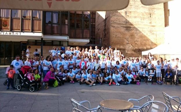 Marcha solidaria por el Alzheimer en Benifaió, Almussafes y Sollana