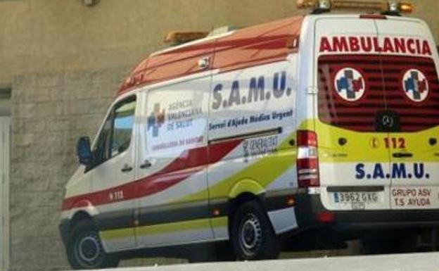 Una niña de tres años resulta herida en un accidente de tráfico en Villargordo del Cabriel