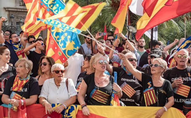 Horario y dónde se celebran las 8 manifestaciones y concentraciones del 9 d'Octubre de 2020 en Valencia