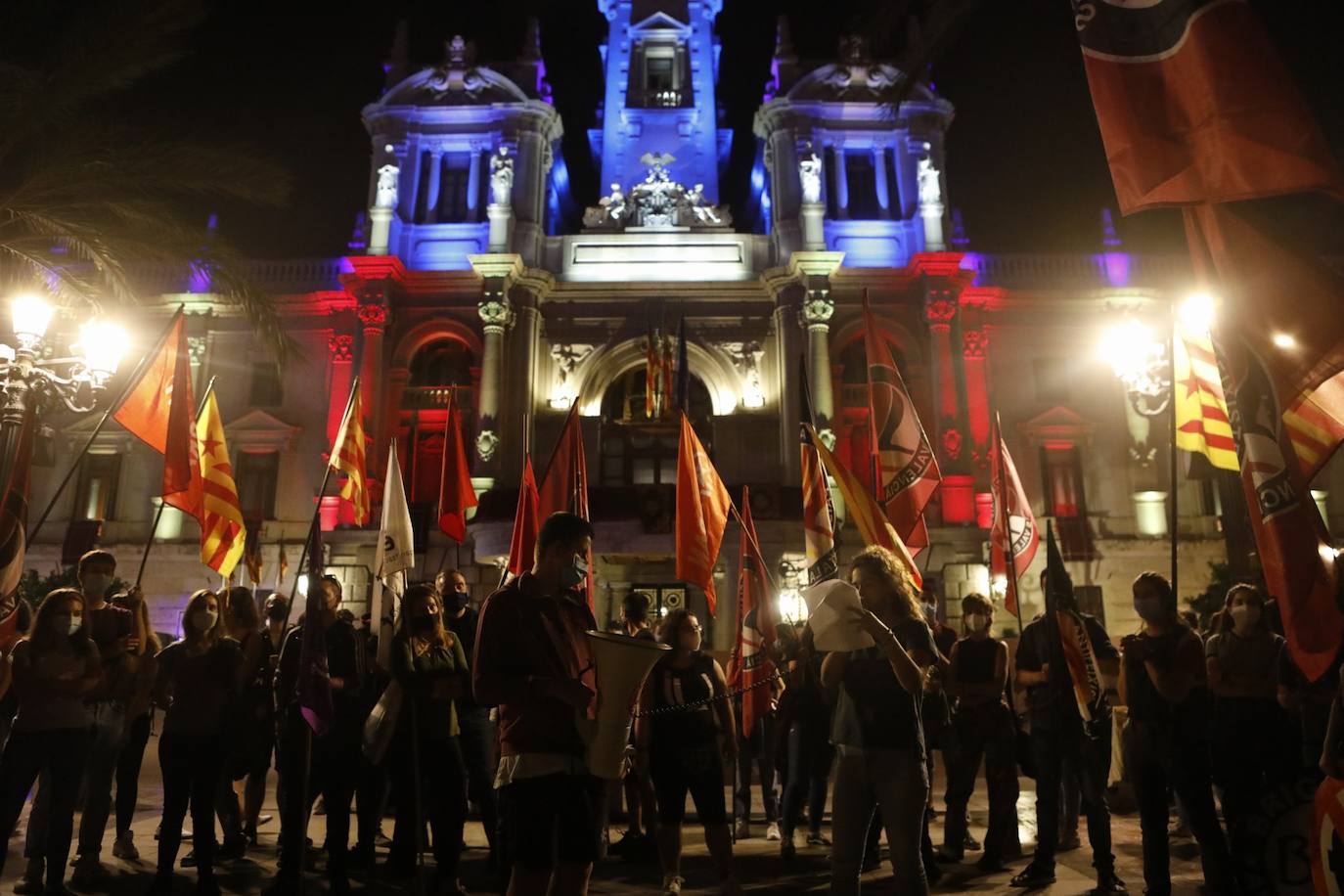 Manifestaciones en Valencia por el 9 d'Octubre