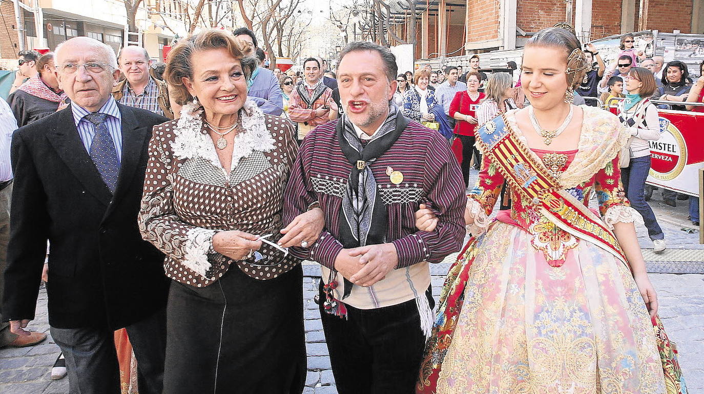 Carmen Sevilla, en las Fallas de Valencia