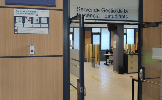 La Universidad Jaume I de Castellón prepara sus instalaciones para detectar posibles casos de coronavirus