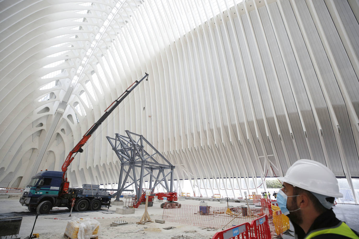 Visita a las obras de Caixaforum Valencia