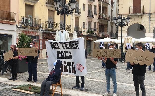 Cáritas denuncia que más de 40 personas viven sin hogar en Gandia en la pandemia