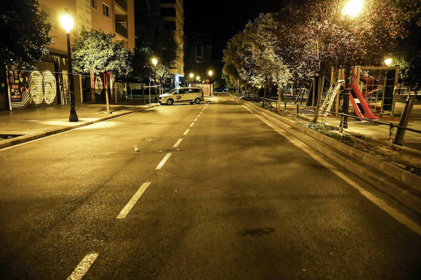 Valencia, bajo el toque de queda