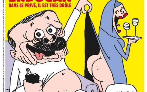 Una nueva viñeta de 'Charlie Hebdo' crea un conflicto diplomático con Turquía, Irán, el Líbano y Malasia