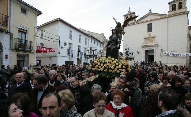 Benigànim suspende las fiestas en honor a la Beata Inés que se celebran en enero