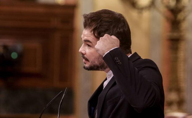 Rufián augura medidas más duras en pocos días: «Vienen tiempos terroríficos y quien diga lo contrario, miente»