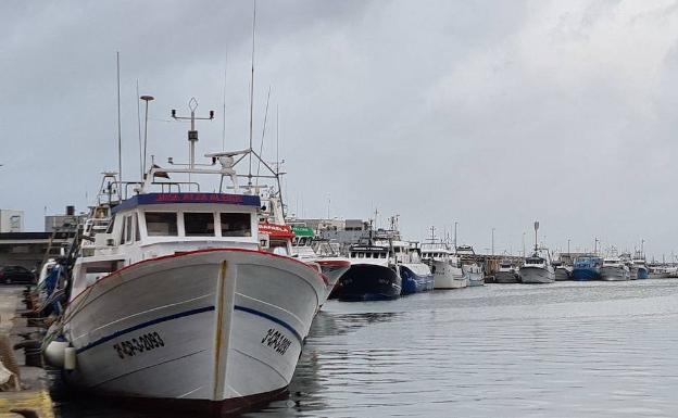 El fuerte oleaje obliga a dejar amarradas las flotas pesqueras