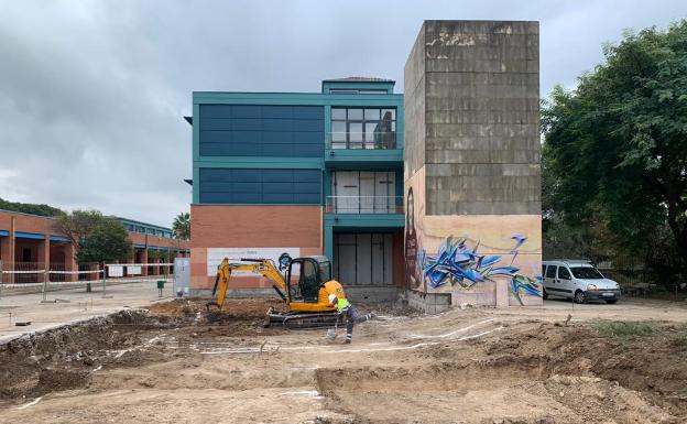 Comienzan las obras de ampliación del IES Joan Fuster de Bellreguard